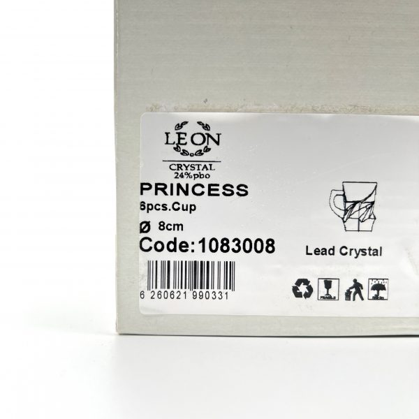 فنجان کریستال پرینسس Leon BC0206